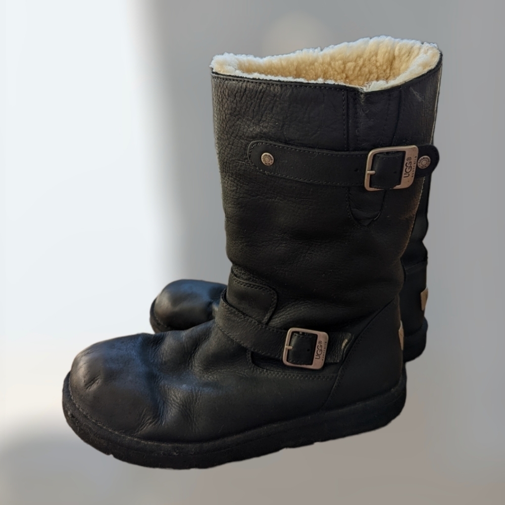 UGG Kensington Leather Biker Boot